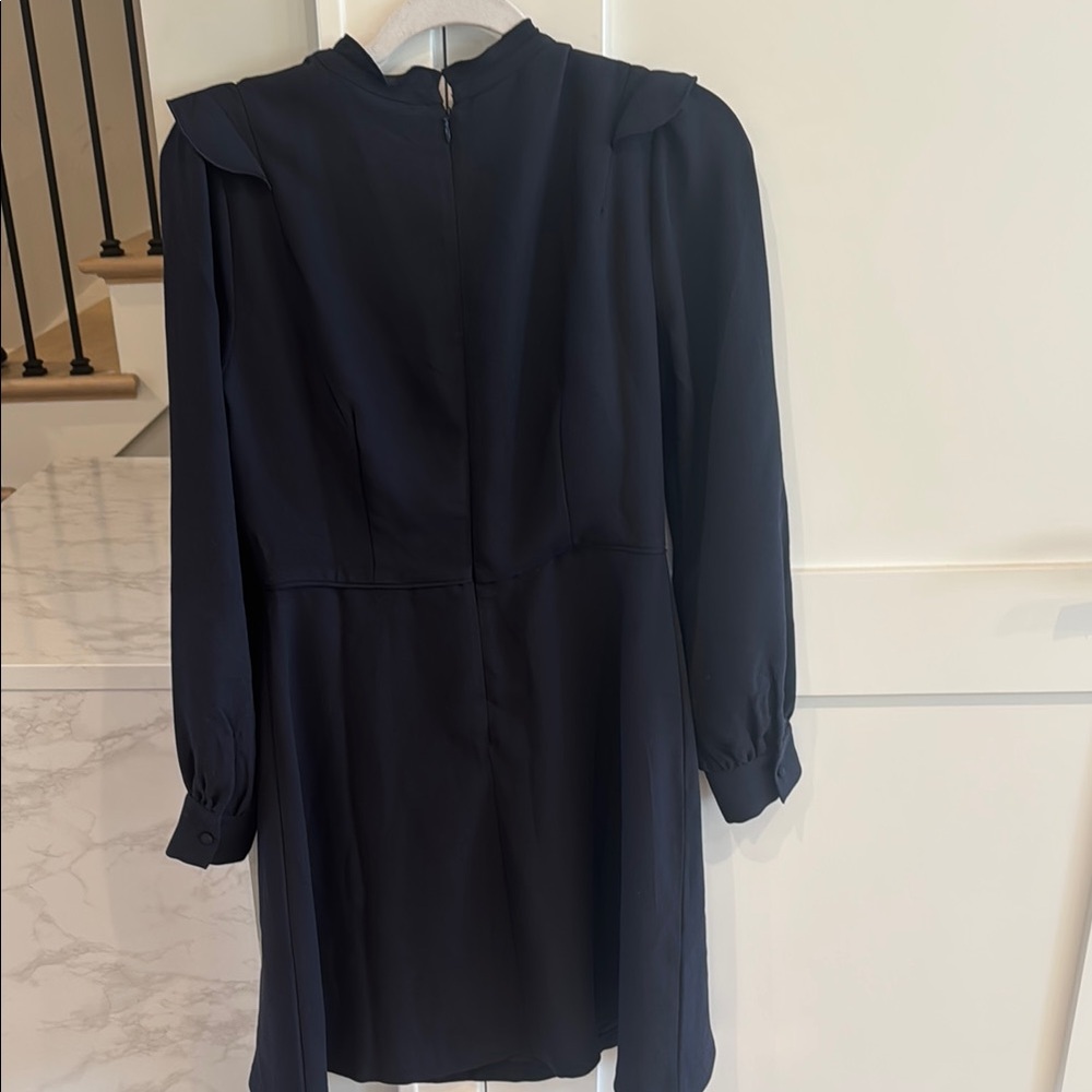 Ann Taylor Midnight Blue Long Sleeve Dress - Picture 5 of 5